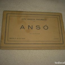 Postales: ANSÓ , ALTO ARAGON PINTORESCO. EDICION F. DE LAS HERAS, JACA . 9 POSTALES