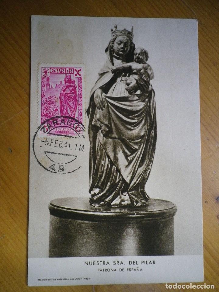 Postcards: NUESTRA SE&Ntilde;ORA DEL PILAR PATRONA DE ESPA&Ntilde;A