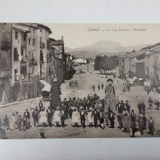 Postales: POSTAL ANTIGUA DE GRAUS ( HUESCA ) . LAS FIESTAS - LA RONDALLA. Lote 81681924