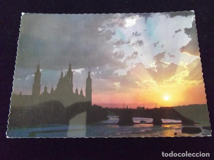 Postales: ZARAGOZA-V6-PUESTA DE SOL - Foto 1