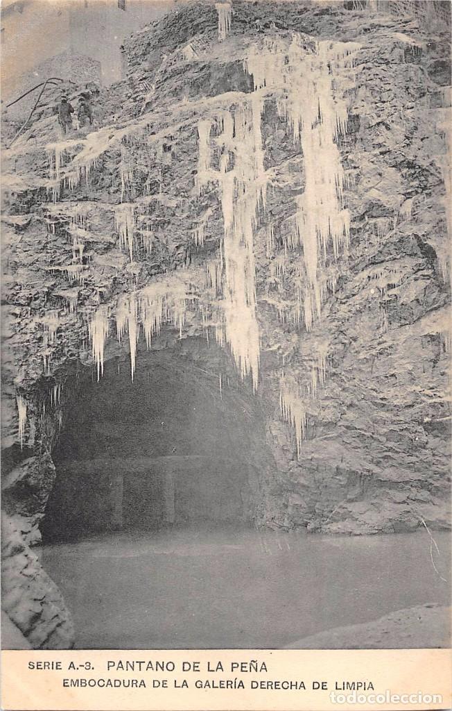 Cartes Postales: PANTANO DE LA PE&Ntilde;A.- EMBOCADURA DE LA GALERIA DERECHA DE LIMPIA