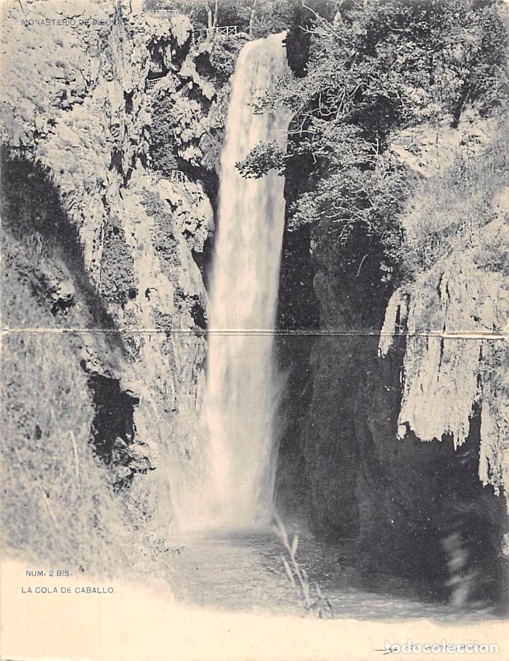 Postales: MONASTERIO DE PIEDRA.- LA COLA DEL CABALLO (DOBLE)