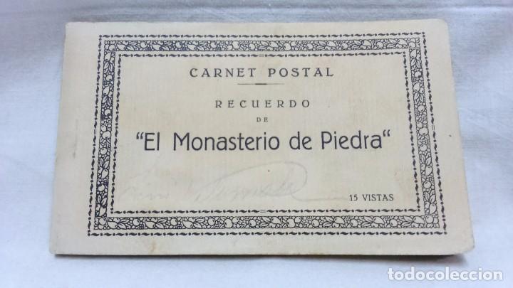 Postales: ALBUM COMPLETO 15 TARJETAS POSTALES, RECUERDO DE - EL MONASTERIO DE PIEDRA -. M. ARRIBAS