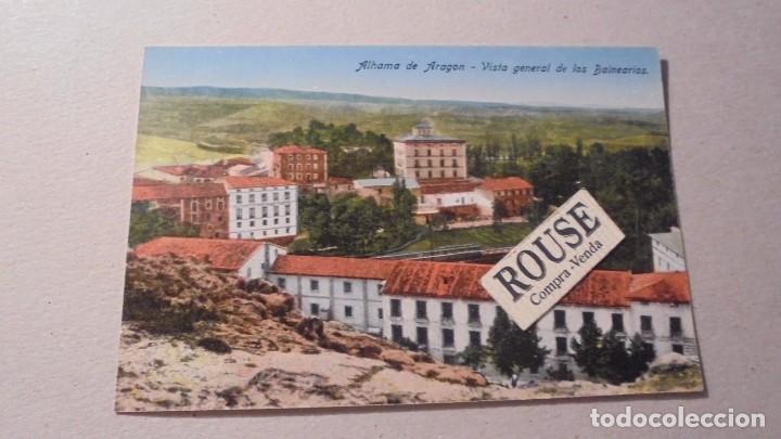 Postcards: ALHAMA DE ARAGON - VISTA GENERAL DE LOS BALNEARIOS  , CLICH. M. ARRIBAS - 14X9 CM.
