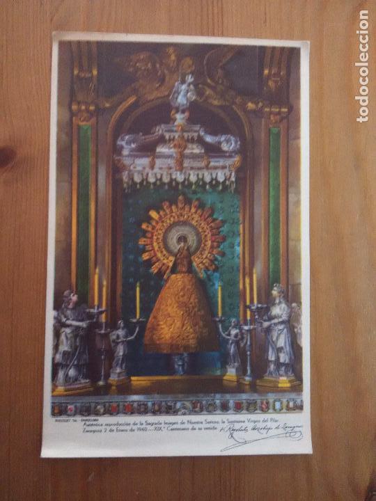 Postales: POSTAL *VIRGEN DEL PILAR* - OFICIAL DEL CENTENARIO 1940 (FOTO RIEUSSET)