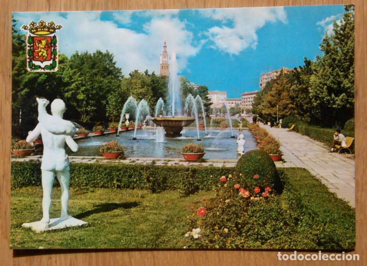 Postales: ZARAGOZA - PARQUE PRIMO DE RIVERA - Foto 1