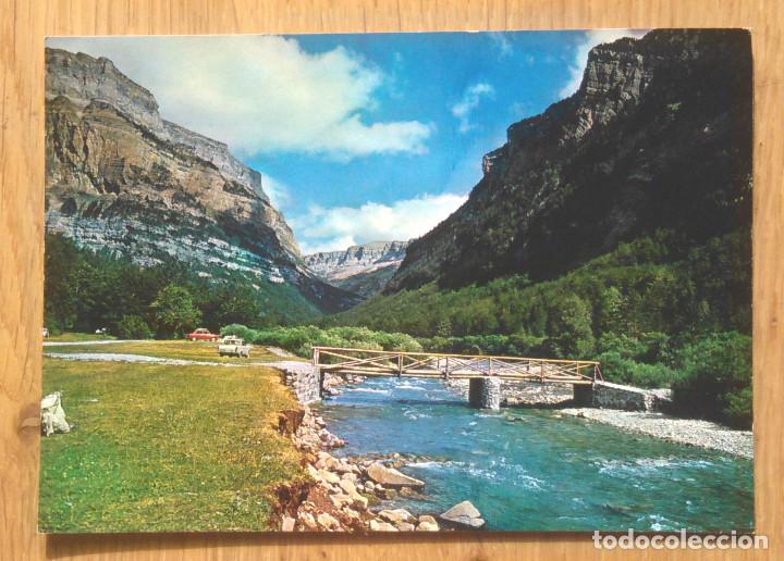Postales: PARQUE ORDESA -RIO ARAZAS Y LAS PROAS