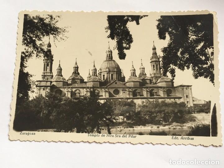 Postales: ANTIGUA POSTAL ORIGINAL ZARAGOZA - Foto 1