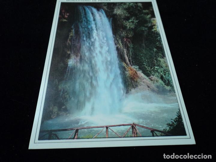Postales: monasterio de piedra cascada caprichosa ed herlogar circulada 2004