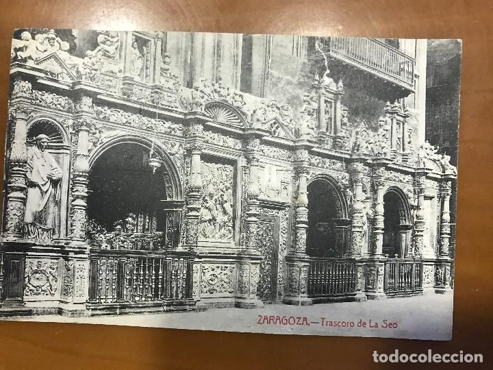 Postales: 69 zaragoza trascoro de la seo usada - Foto 1