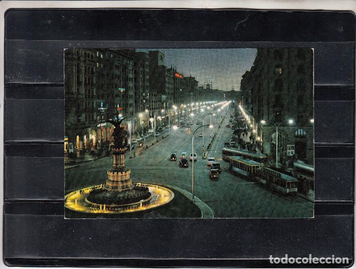 Postales: 16-ZARAGOZA.. NOCTURNO. PLAZA DE ESPA&Ntilde;A Y PASEO DE LA INDEPENDENCIA