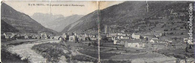 Postales: P- 7601. POSTAL BROTO, VISTA GENERAL. - Foto 1