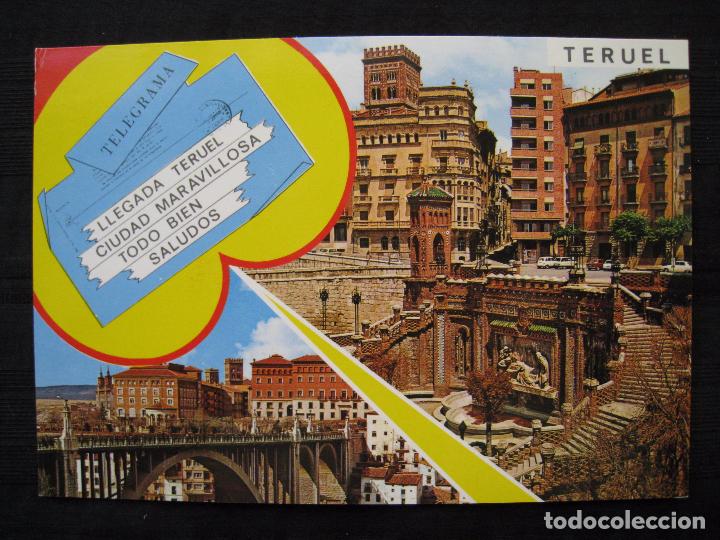 Postales: POSTAL TERUEL - BELLEZAS DE LA CIUDAD. - Foto 2