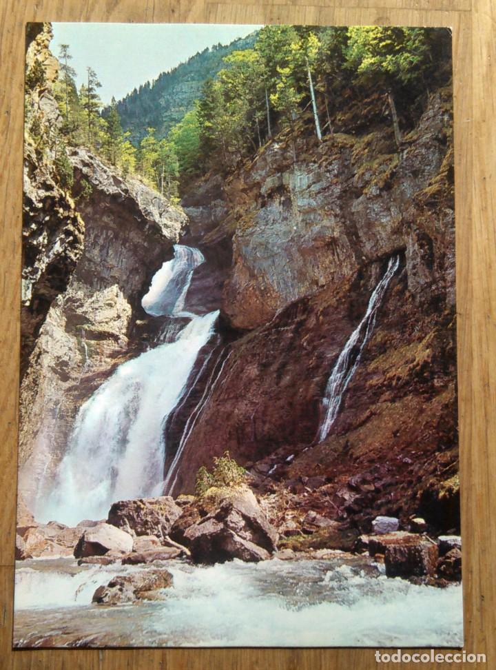 Postales: ORDESA - CASCADA DE LA CUEVA