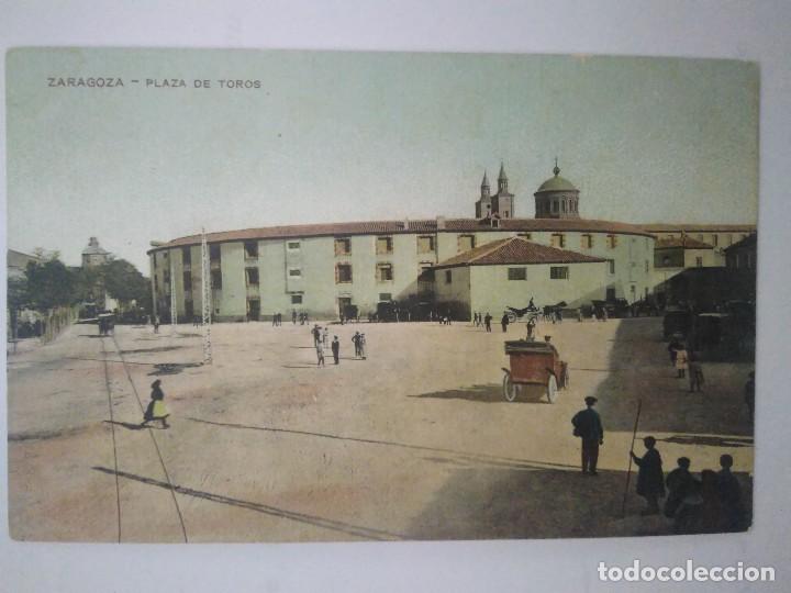 Postales: ZARAGOZA.   PLAZA DE TOROS.  SIN CIRCULAR. - Foto 1