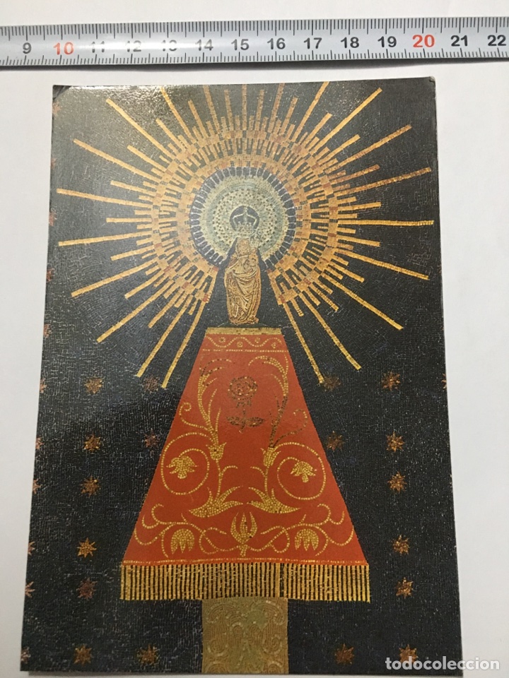 Postales: Postal. SANTUARIO DE TORRECIUDAD. Mosaico de la Virgen del Pilar. Ed. SICILIA. H. 1960