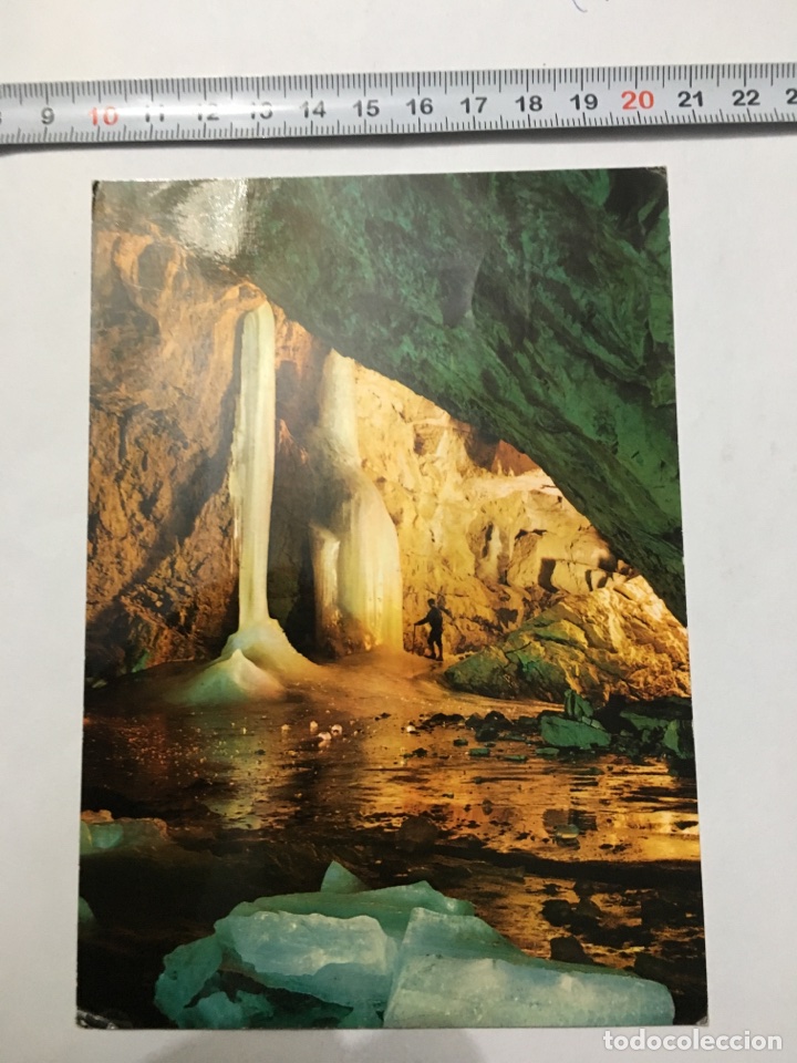 Postales: Postal. 2. PARQUE NACIONAL DE ORDESA. Gruta de Casteret. Ed. SICILIA. H. 1960