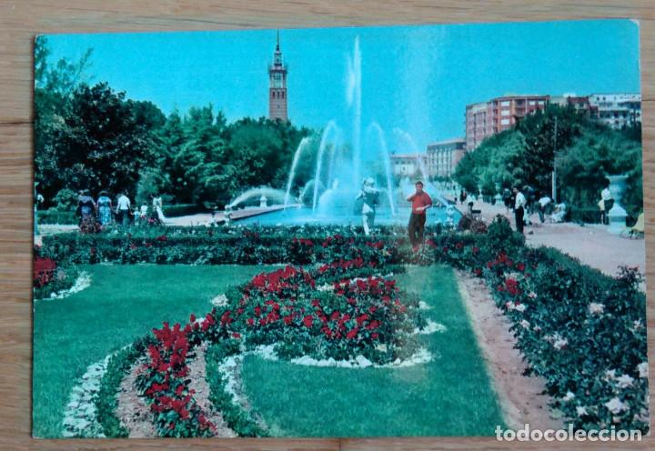 Postales: ZARAGOZA - PARQUE GENERAL PRIMO DE RIVERA - Foto 1