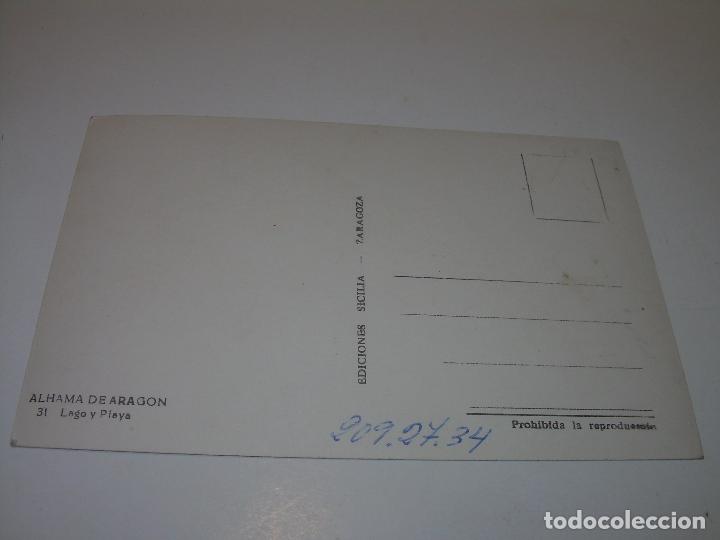 Postales: ANTIGUA POSTAL...ALHAMA DE ARAGON. - Foto 2