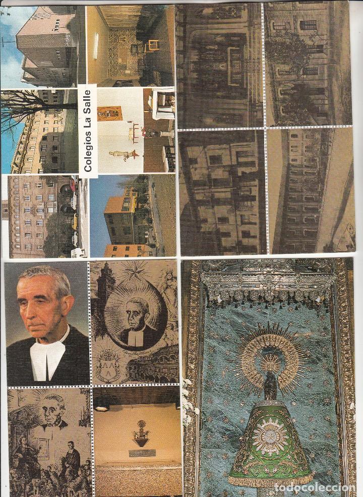 Postales: COLEGIOS LA SALLE DE ZARAGOZA. 4 POSTALES DIVERSAS