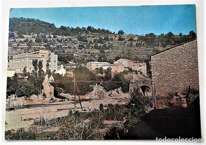 Postales: Puente de Monta&ntilde;ana (Huesca) ). Fonda Isidro, Carretera de Francia. FITER. Nueva