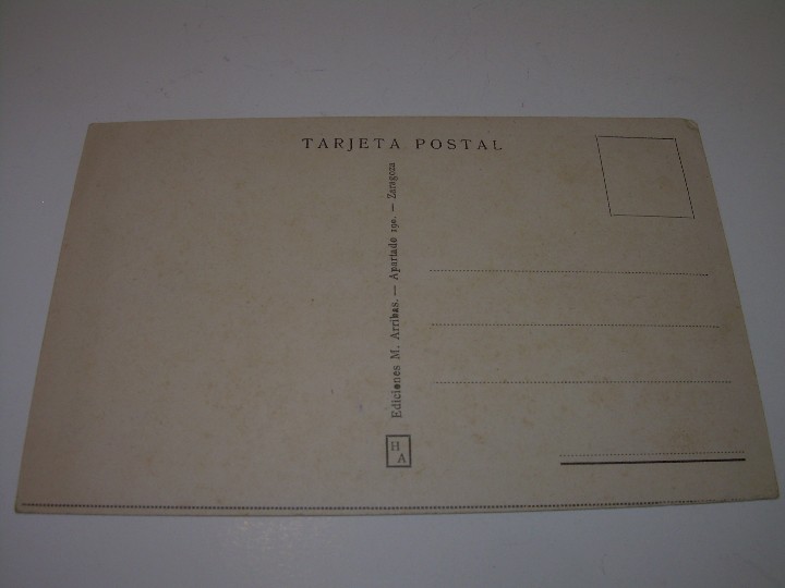 Postales: ANTIGUA POSTAL....ZARAGOZA. - Foto 2