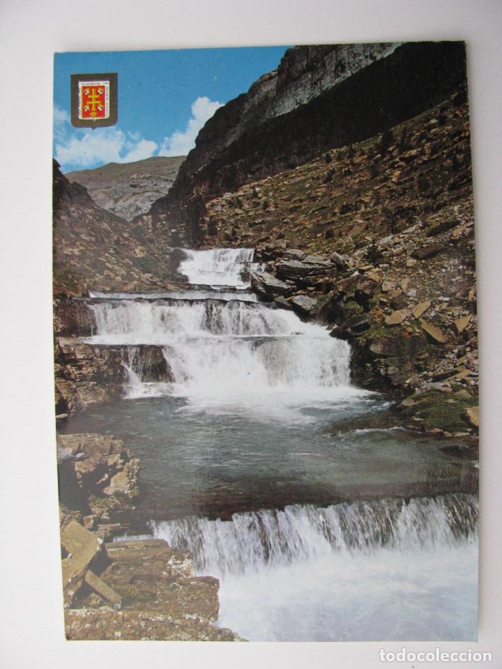 Postales: POSTAL PARQUE NACIONAL DE ORDESA . ARAGON - GRADAS DE SOASO - SIN ESCRIBIR