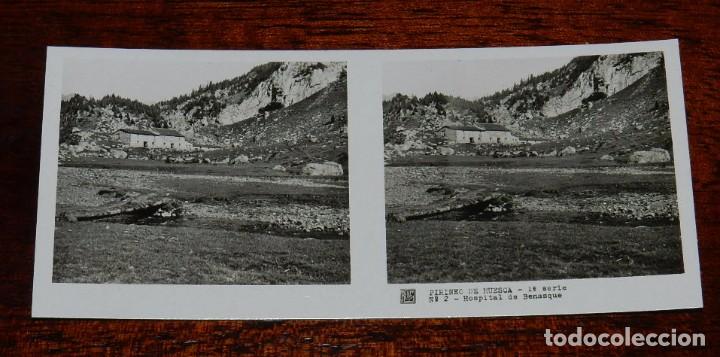 Postales: FOTOGRAFIA DEL PIRINEO DE HUESCA, SERIE NUM. 74, VISTAS ESTEREOSCOPICAS DE ESPA&Ntilde;A, N. 2,