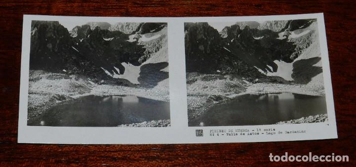 Postkarten: FOTOGRAFIA DEL PIRINEO DE HUESCA, SERIE NUM. 74, VISTAS ESTEREOSCOPICAS DE ESPA&Ntilde;A, N. 4, MIDE 13 X 6