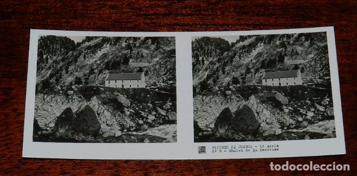 Postales: FOTOGRAFIA DEL PIRINEO DE HUESCA, SERIE NUM. 74, VISTAS ESTEREOSCOPICAS DE ESPA&Ntilde;A, N. 8, MIDE 13 X 6