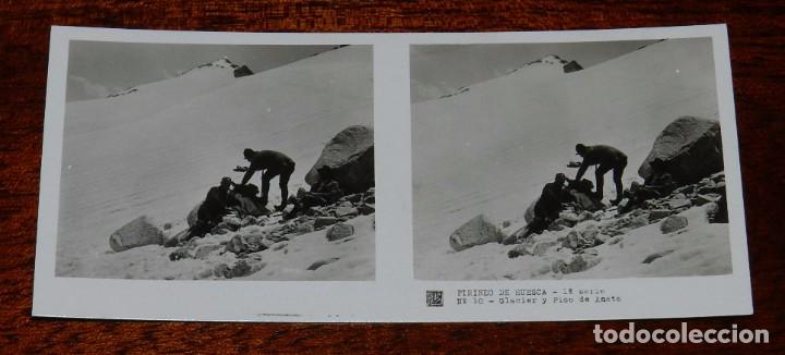 Postales: FOTOGRAFIA DEL PIRINEO DE HUESCA, SERIE NUM. 74, VISTAS ESTEREOSCOPICAS DE ESPA&Ntilde;A, N. 10, MIDE 13 X