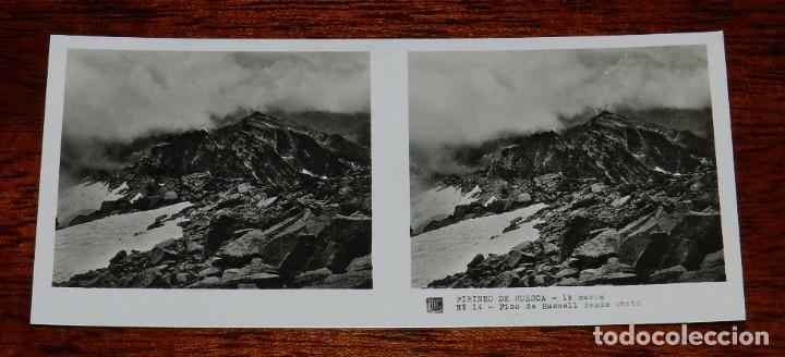 Postales: FOTOGRAFIA DEL PIRINEO DE HUESCA, SERIE NUM. 74, VISTAS ESTEREOSCOPICAS DE ESPA&Ntilde;A, N. 14, MIDE 13 X