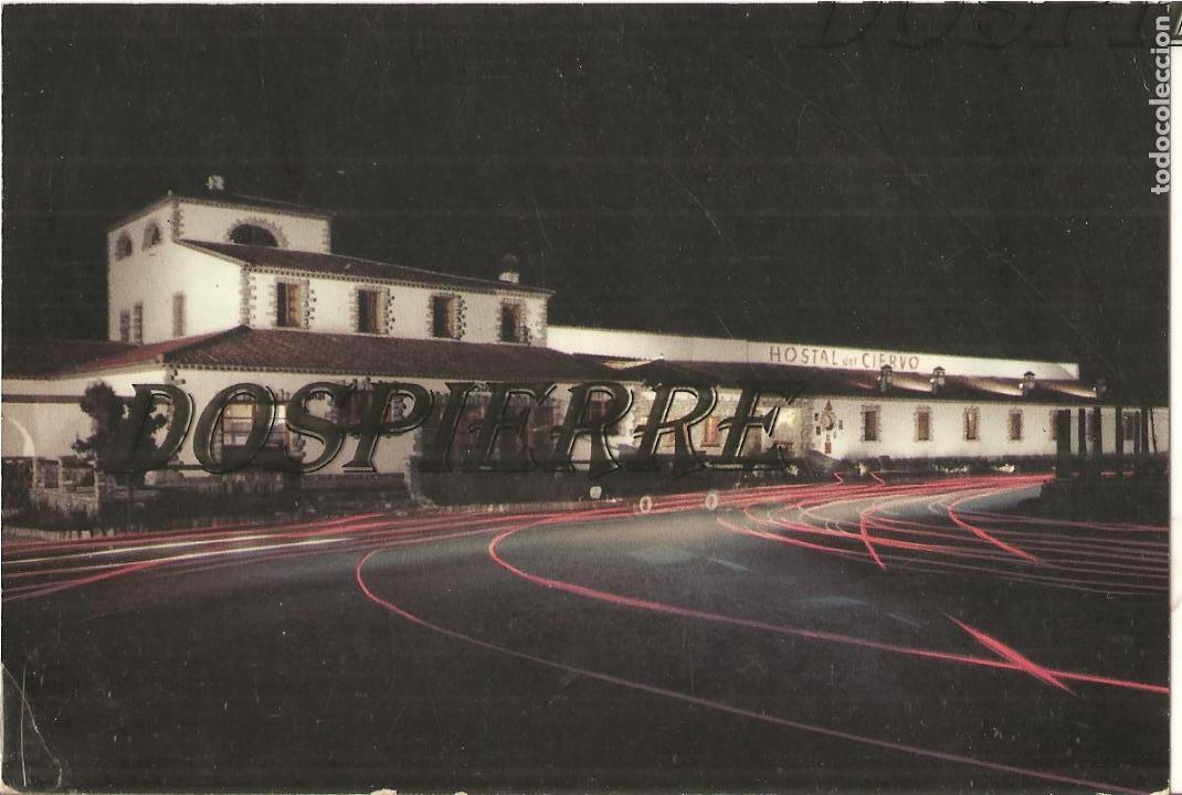 Postales: POSTAL, HOSTAL EL CIERVO-LOS MONEGROS, BUJARALOZ-ZARAGOZA, ED. FOURNIER, SIN CIRCULAR