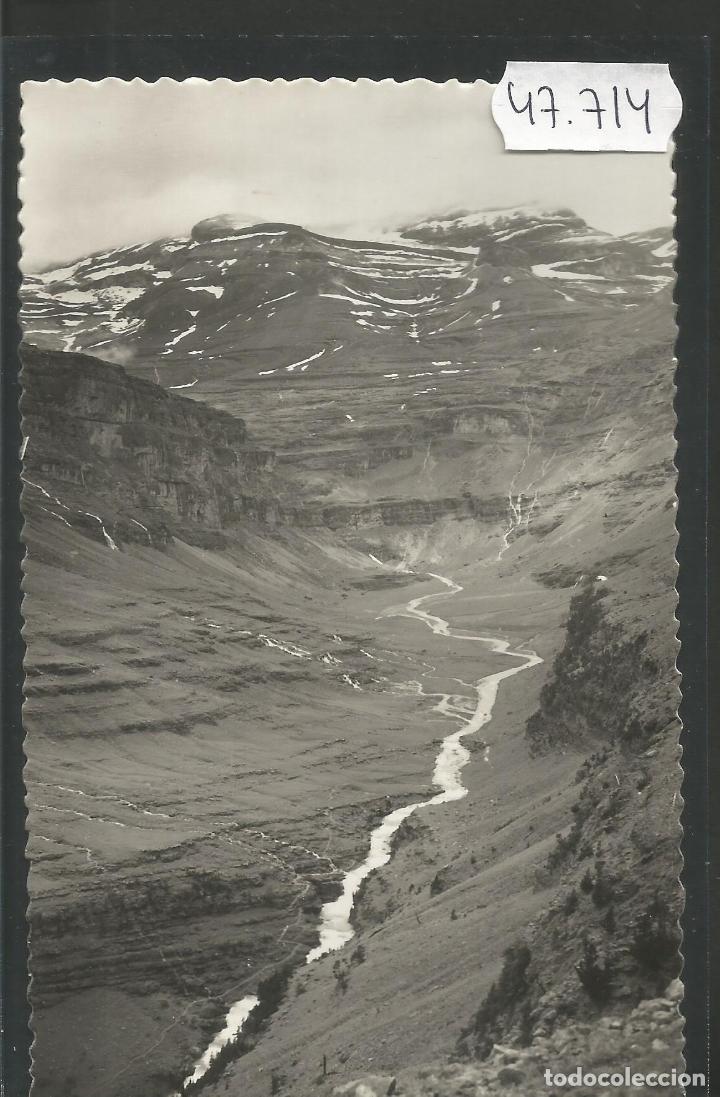 Postales: ORDESA - 18 - PARQUE NACIONAL - GRADAS Y CIRCO DE SOASO - EDICIONES SICILIA - VER REVERSO - (47.714)