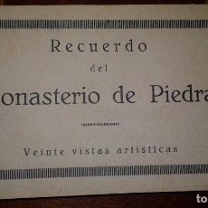 Postales: RECUERDO DEL MONASTERIO DE PIEDRA - 20 POSTALES. Lote 105800035