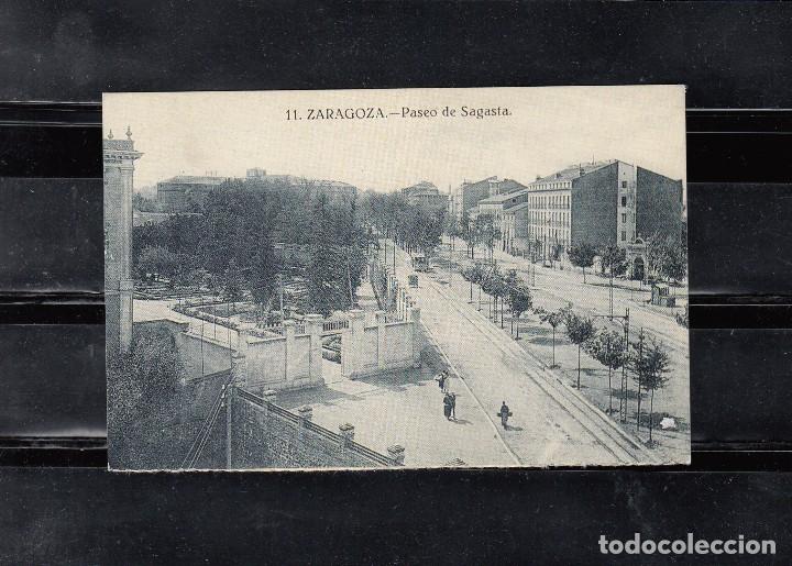 Postales: ZARAGOZA. PASEO DE SAGASTA - Foto 1