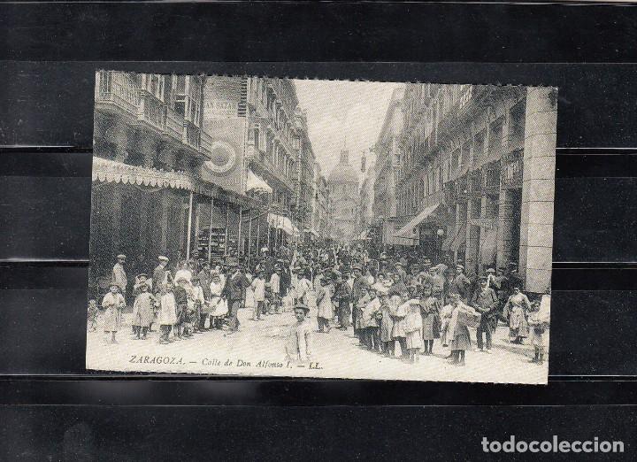 Postales: ZARAGOZA.- CALLE DE DON ALFONSO
