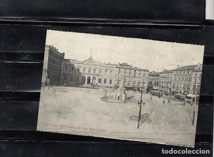 Postales: ZARAGOZA.- PLAZA DE SAN FRANCISCO (HOY, PLAZA DE ESPA&Ntilde;A)
