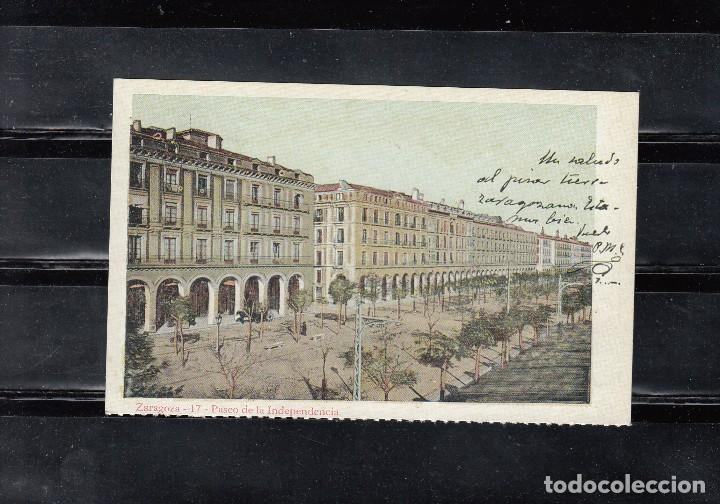 Postales: ZARAGOZA.  17- PASEO DE LA INDEPENDENCIA - Foto 1