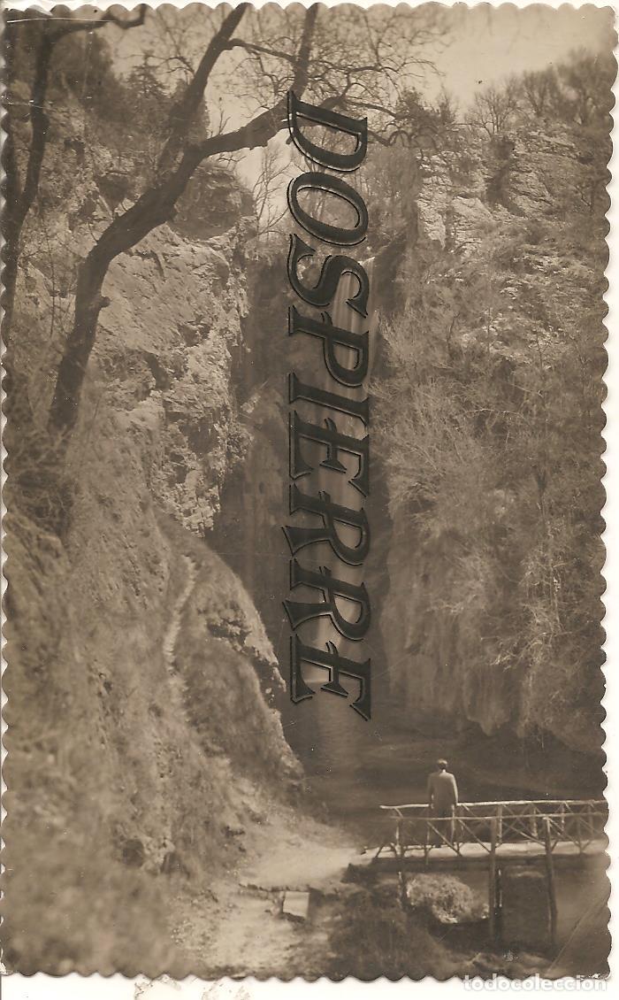 Postales: POSTAL, MONASTERIO DE PIEDRA-ZARAGOZA, CASCADA DE LA COLA DE CABALLO, ED. GARRABELLA, SIN CIRCULAR