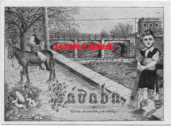 Postcards: SADABA / PUENTE DE ENTRADA SOBRE EL RIGUEL / EDICIONES BIBIAN / SIN FRANQUEAR