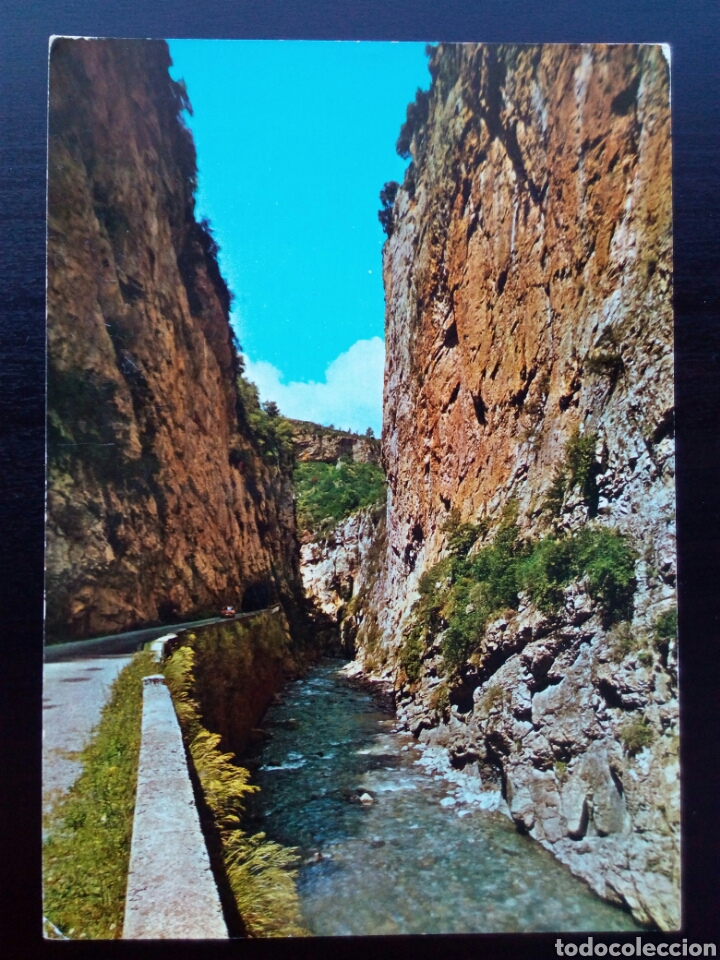 Postales: Postal de Valle de Benasque. Pirineo Aragon&eacute;s. Congostro del R&iacute;o Esera.