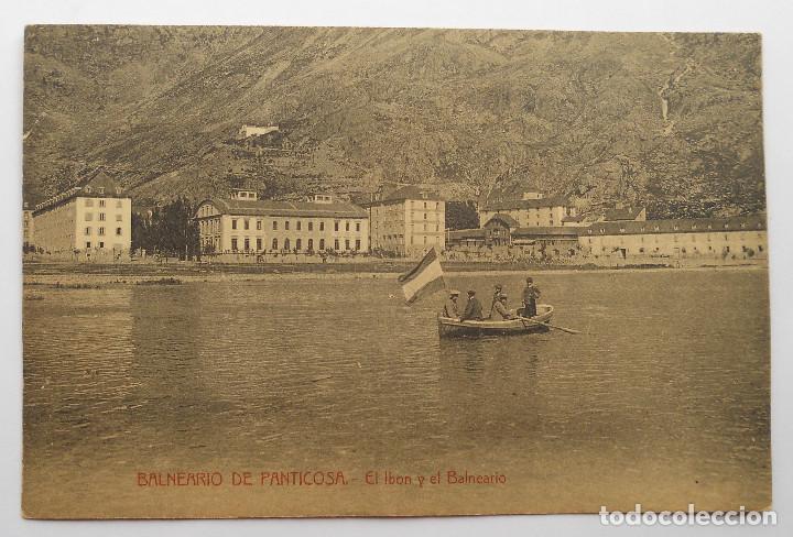 Postcards: BALNEARIO DE PANTICOSA (HUESCA) - EL IB&Oacute;N Y EL BALNEARIO - ED. ARRIBAS
