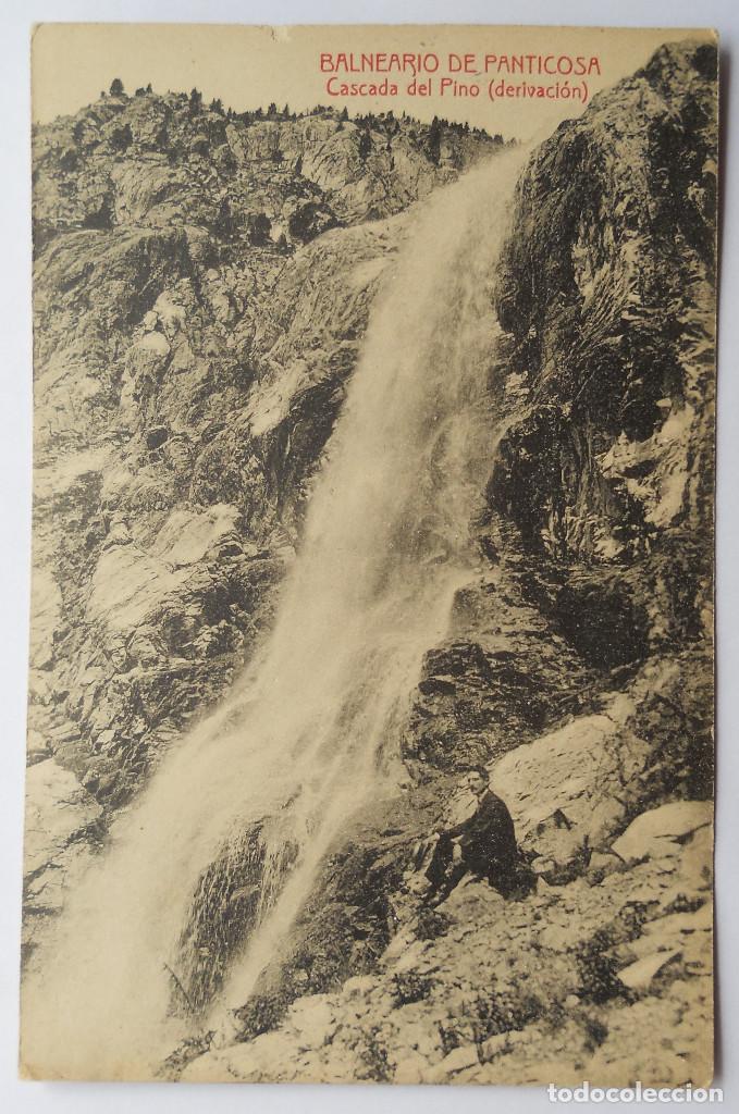 Postcards: BALNEARIO DE PANTICOSA (HUESCA) - CASCADA DEL PINO (DERIVACI&Oacute;N) - ED. ARRIBAS