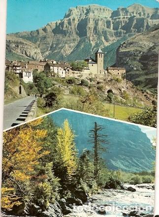 Postales: Espa&ntilde;a & Circulado,Pirineus Aragoneses, Valle de Ordesa, Saragoza, Oeiras Portugal 1967 (25)