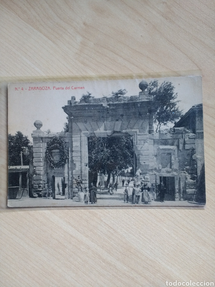 Postales: Postal Zaragoza. Puerta del Carmen. - Foto 1