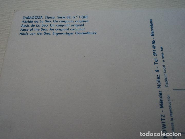 Postales: zaragoza abside de la seo zerkowitz intacta - Foto 2