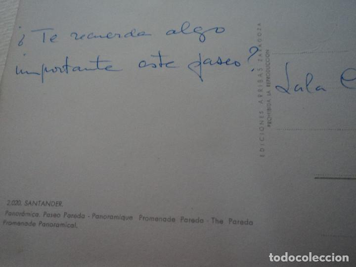 Postales: SANTANDER PASEO PAREDA CIRCULADA ED ARRIBAS - Foto 2
