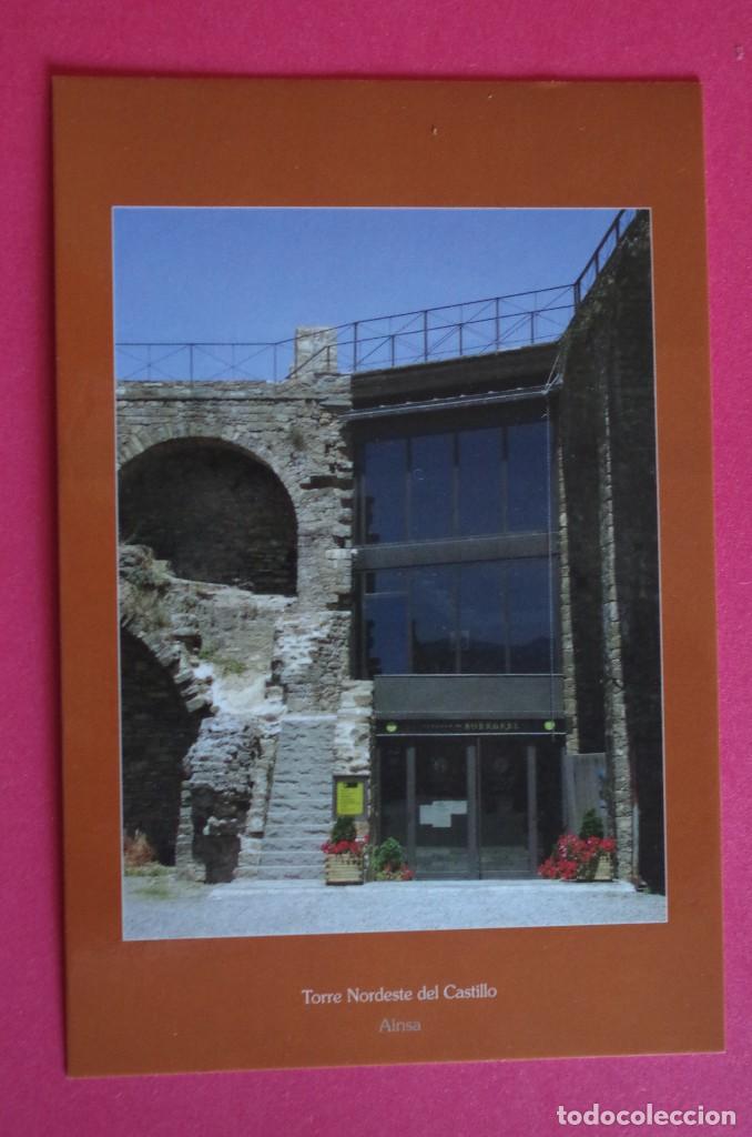 Postales: POSTAL TORRE NORDESTE DEL CASTILLO DE AINSA - Foto 1