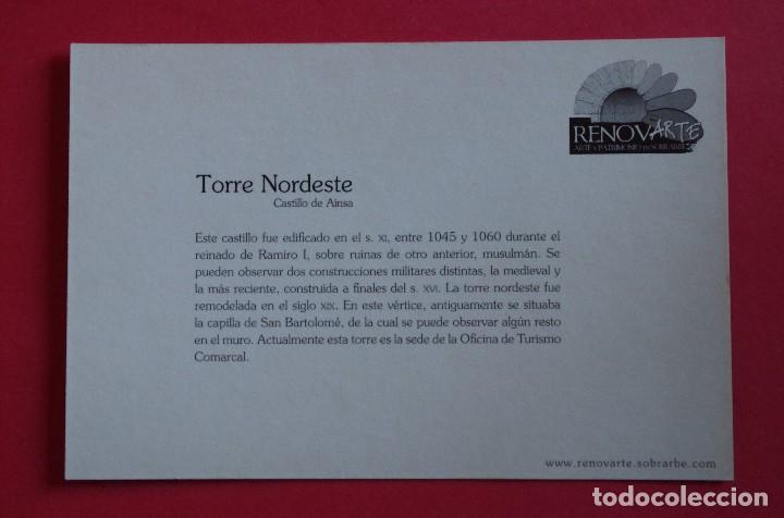 Postales: POSTAL TORRE NORDESTE DEL CASTILLO DE AINSA - Foto 2 - 119552307